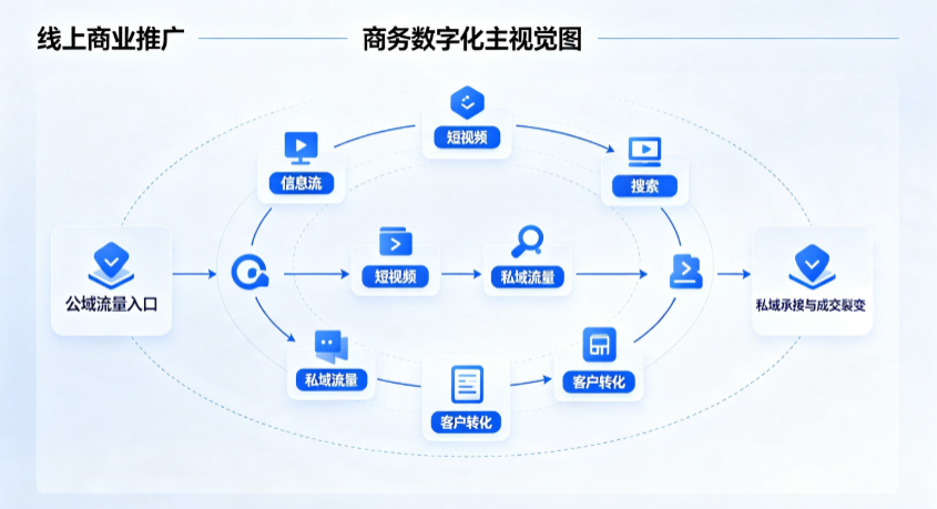 吉首市线上商业推广怎么做？全域流量闭环搭建与低成本转化实战指南